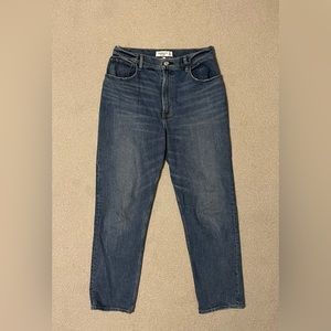 Abercrombie & Fitch Curve Love The 90’s Straight Ultra High Rise